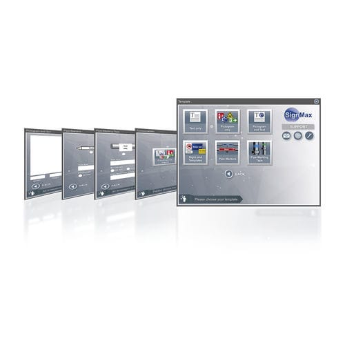 Software di progettazione - SignMax v10 - Max Systems GmbH - server / biblioteca grafica / di stampa di etichette