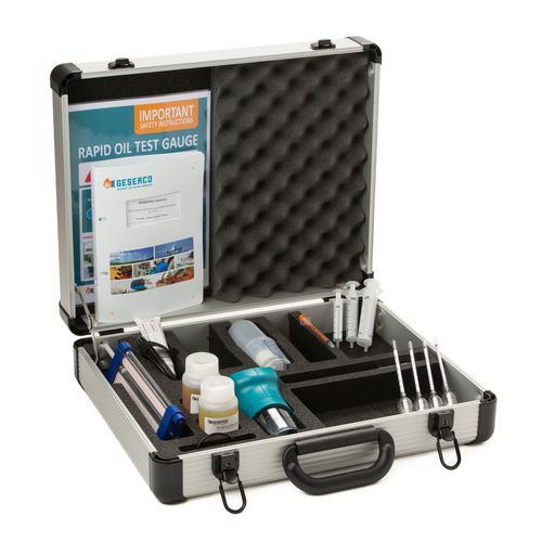 Kit di test per gasolio - GOTest™ - GESERCO - di viscosità / tenore d'acqua / di densità