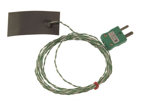 Sonda di temperatura a termocoppia tipo K - XE-3455-001 - Labfacility Limited - ad uscita termocoppia / con nastro magnetico / isolata
