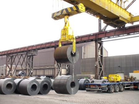 Pinza per sollevamento di bobina - Heppenstall Technology - verticale / automatica