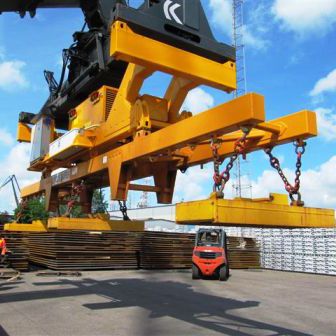 Bilanciatore di carico per container - Heppenstall Technology - con modulo magnetico