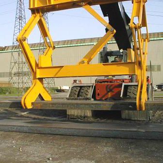 Pinza per sollevamento per profilati - Heppenstall Technology - orizzontale / meccanica / automatica