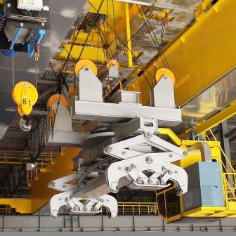 Pinza sollevatrice e ribaltatrice per lastra - Heppenstall Technology - orizzontale