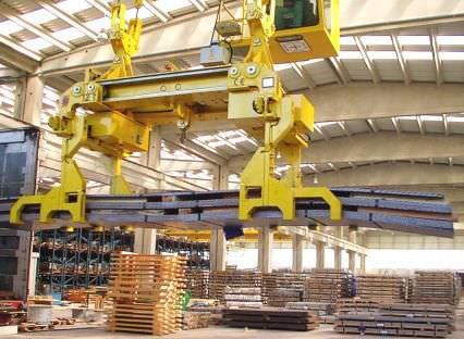 Sollevatore a prese multiple - Heppenstall Technology - per lamiere