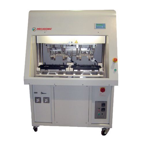 Macchina saldatrice ad aria calda - 40/40 - MECASONIC - automatica / con rotelle / per componenti elettronici