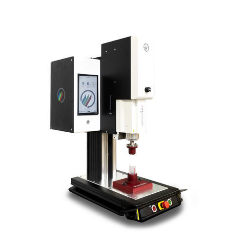 Macchina saldatrice a frizione - Omega 4 RI 72 - MECASONIC - controllata da PLC / da integrare / benchtop