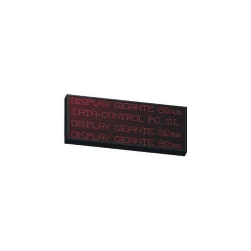Display LED - Data-Control PC - alfanumerico / industriale / per informazioni