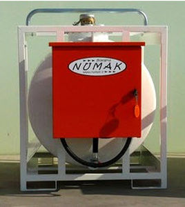Serbatoio di stoccaggio di gasolio - max. 40 l/min - numak srl - in acciaio inossidabile / orizzontale