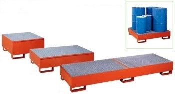 Vasca di ritenzione per contenitore IBC - VP200 - numak srl - in metallo