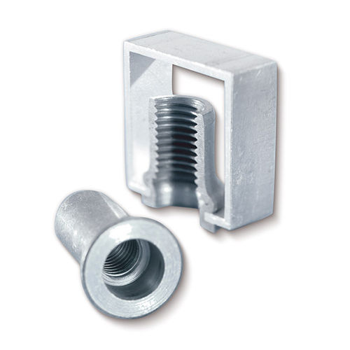 Dado autoagganciante cieco - RIVKLE® series - BOLLHOFF - in metallo / con ripartizione del carico