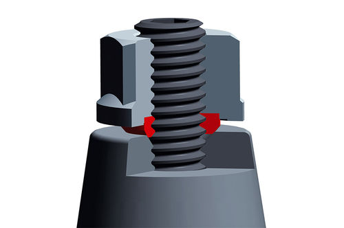 Dado esagonale - SEAL LOCK® - BOLLHOFF - in acciaio / idraulico / autosigillante