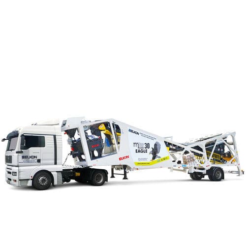 Centrale di betonaggio mobile - Master-30 Eagle - ELKON - automatico / con un solo chassis