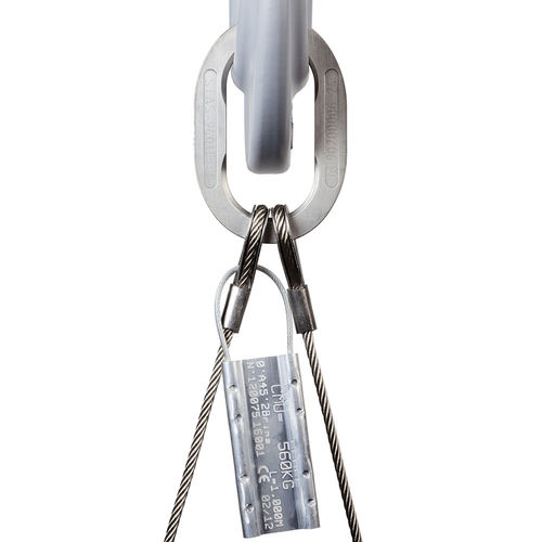 Braca di sollevamento con cavo - 8411 - LIFTEUROP - 2 tiranti / in acciaio inossidabile