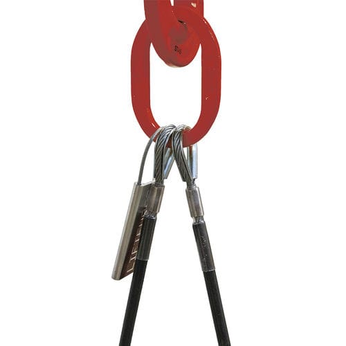 Braca di sollevamento con cavo - 8905 - LIFTEUROP - 2 tiranti / galvanizzata