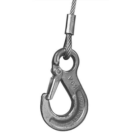 Gancio a occhiello - CROCHIN14 series - LIFTEUROP - forgiato / in acciaio inossidabile / di sicurezza