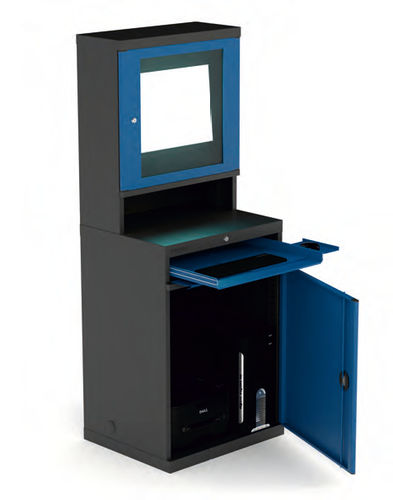 Armadio per materiale informatico a pavimento - 104 series - HECO - modulare