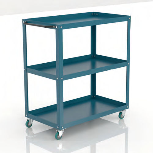 Carrello di servizio - 139 series - HECO - in metallo / 3 livelli / multiuso