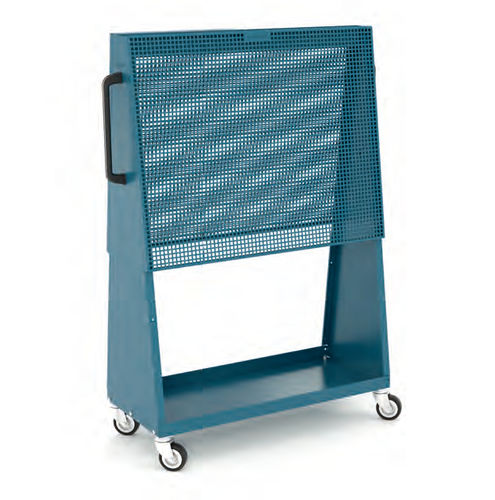 Carrello con pannelli perforati - 145 10 R series - HECO - di servizio / in metallo / portautensili