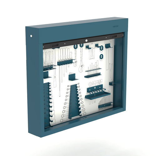 Armadio di stoccaggio - 110 series - HECO - con piedi / a serranda / in metallo