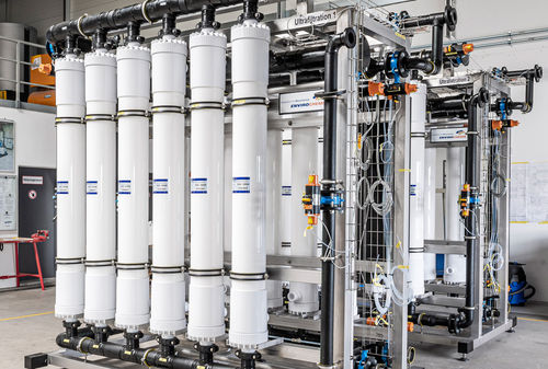 Microimpianto di depurazione delle acque reflue meccanico - EnviroChemie GmbH - continuo