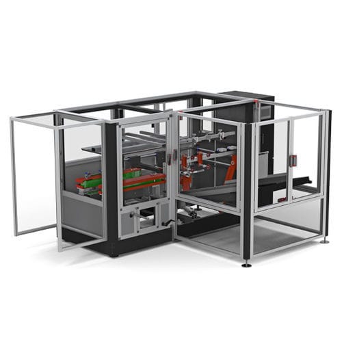 Formatrice di scatole automatica - BEM200 series - EAR FLAP® - a colla termofusibile / nastro adesivo / pneumatica