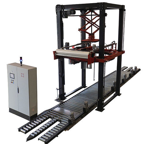 Avvolgitrice fasciapallet ad anello rotante - RRM6500 - EAR FLAP® - automatica / per pallet / per pellicola estensibile