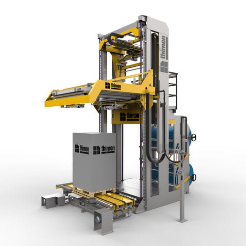 Incappucciatrice automatica - COMBI-GLASS - THIMON - con film termoretraibile / per pallet / per l'industria alimentare e delle bevande