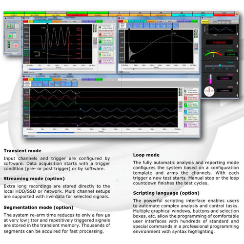 Software di misura - SATURN Studio II  - AMOtronics - di analisi / di interfaccia / per test
