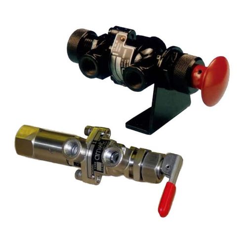 Valvola a 3 vie - 4057 - AWF - a otturatore / manuale / pneumatica