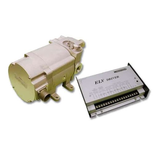 Valvola con attuatore elettrico - ELV - AWF - per controllo di flusso / di dosaggio / a combustibile