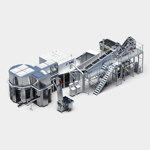 Soffiatrice / riempitrice / tappatrice per bevande - Combi SF series - SIDEL - per acqua / per bottiglie PET / per succhi di frutta