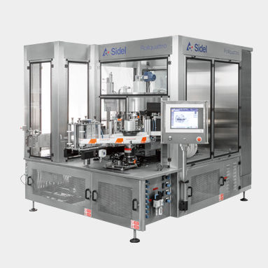 Etichettatrice automatica - RollQUATTRO Evo - SIDEL - per imballaggi / wraparound / per l'industria delle bevande