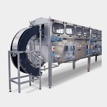 Tunnel di lavaggio per armadietti in plastica - Aquacrate - SIDEL - di risciacquo / compatto