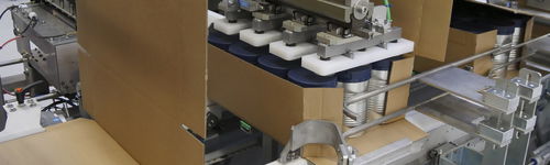 Linea di imballaggio per caffè - SIDEL - di sacchetti / per casse / per etichette avvolgenti