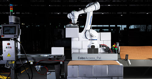 Pallettizzatore robotizzato - CoboAccess_Pal series - SIDEL - industriale / per prodotti domestici / per cartone