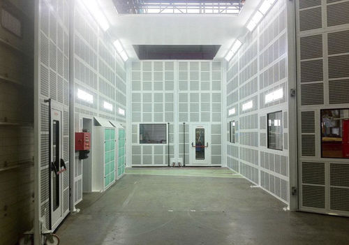 Cabina di verniciatura per veicolo pesante - EUROPA - chiusa / a filtro