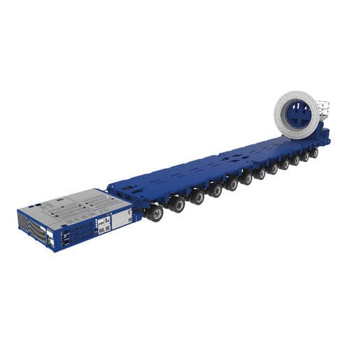 Rimorchio per tubi flessibili - FTV 850 - Goldhofer - per centrale eolica / più di 6 assi / trainato