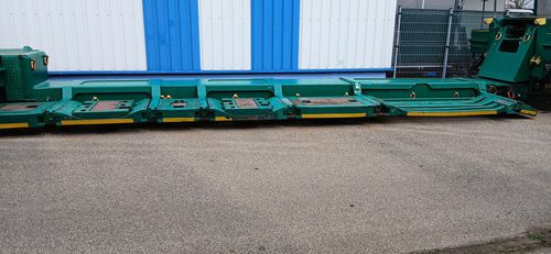Semirimorchio gooseneck - STZ-VLS - Goldhofer - da cantiere / a 4 assi / idraulico