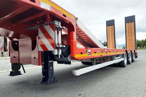 Semirimorchio a pianale - STN-L 3 (245) - Goldhofer - per contenitore / gooseneck / da cantiere