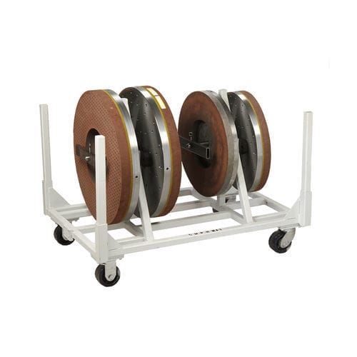 Carrello di carico - C & B Machinery - per carichi pesanti / con rotelle