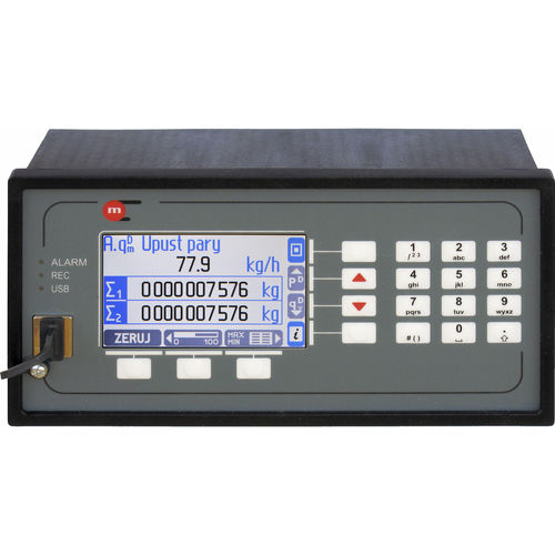 Calcolatore di portata per liquidi e gas - FP-3031 - Metronic AKP - con funzione di conteggio / registratore di dati