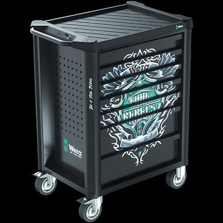 Carrello da officina 2 cassetti - 9700 - Wera Tools - 5 cassetti