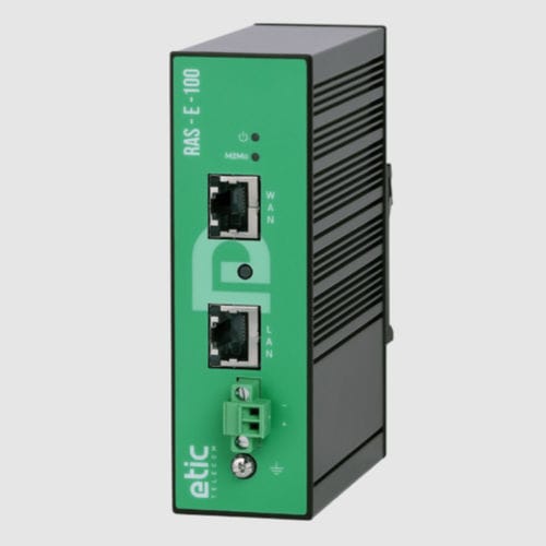 Router di comunicazione - RAS-E-100 - ETIC TELECOM - wireless / Ethernet / LAN