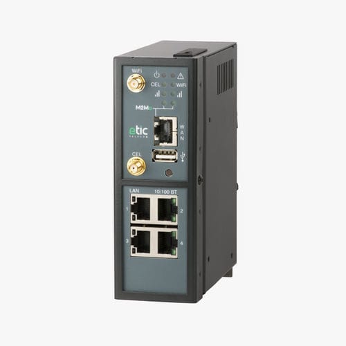 Router di comunicazione - RAS-ECW-400-LW - ETIC TELECOM - wireless / Ethernet / LAN