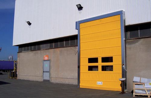 Porta ad impacchettamento - Fulmine - Breda Sistemi Industriali S.p.A. - per hangar / industriale / rapida