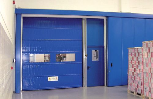 Porta ad avvolgimento - Saetta - Breda Sistemi Industriali S.p.A. - per interno / industriale / rapida