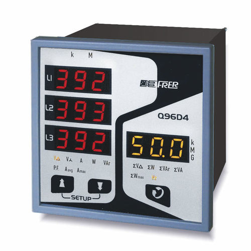 Analizzatore per reti elettriche trifase - Q96D4      - FRER - di qualità di energia / da integrare / digitale