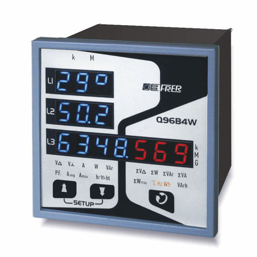 Analizzatore per reti elettriche trifase - Q96B4W - FRER - di qualità di energia / da integrare / digitale