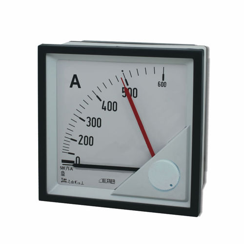 Amperometro analogico - F72BIM - FRER - AC / monofase / montato su pannello