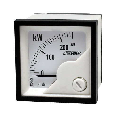 Wattmetro di potenza attiva - F48W series - FRER - analogico / monofase / trifase
